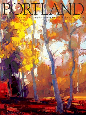 Autumn leaves painting by Dave Mensing