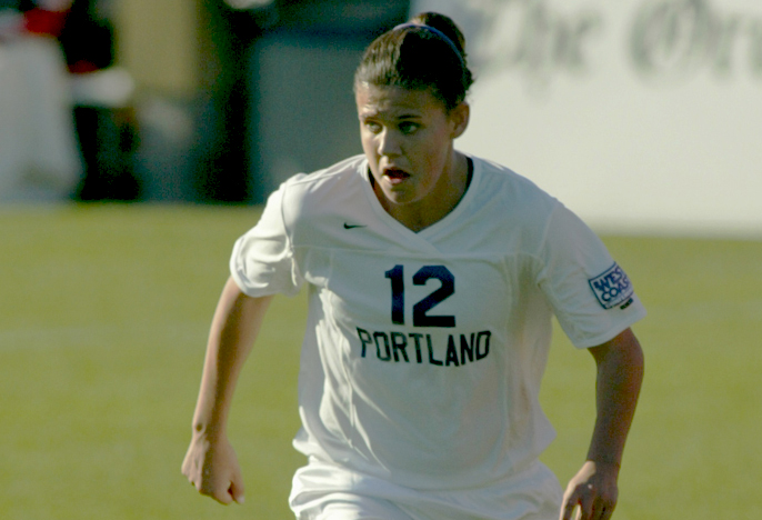 Christine Sinclair in Pilots jersey
