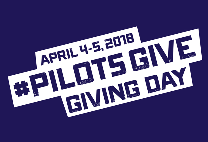 April 4-5, 2018 PilotsGive Giving Day