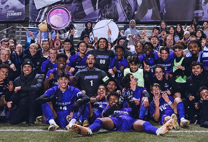 University of Portland's men's soccer team