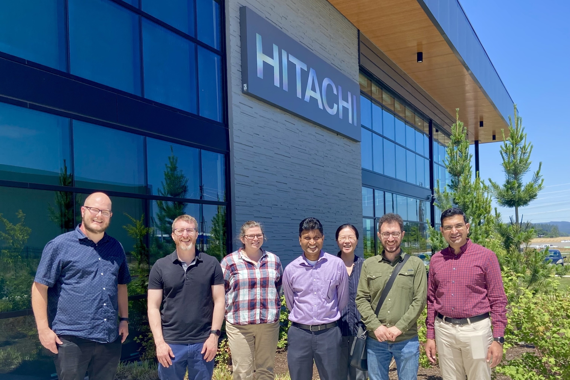 Business school faculty and students Hitachi HQ
