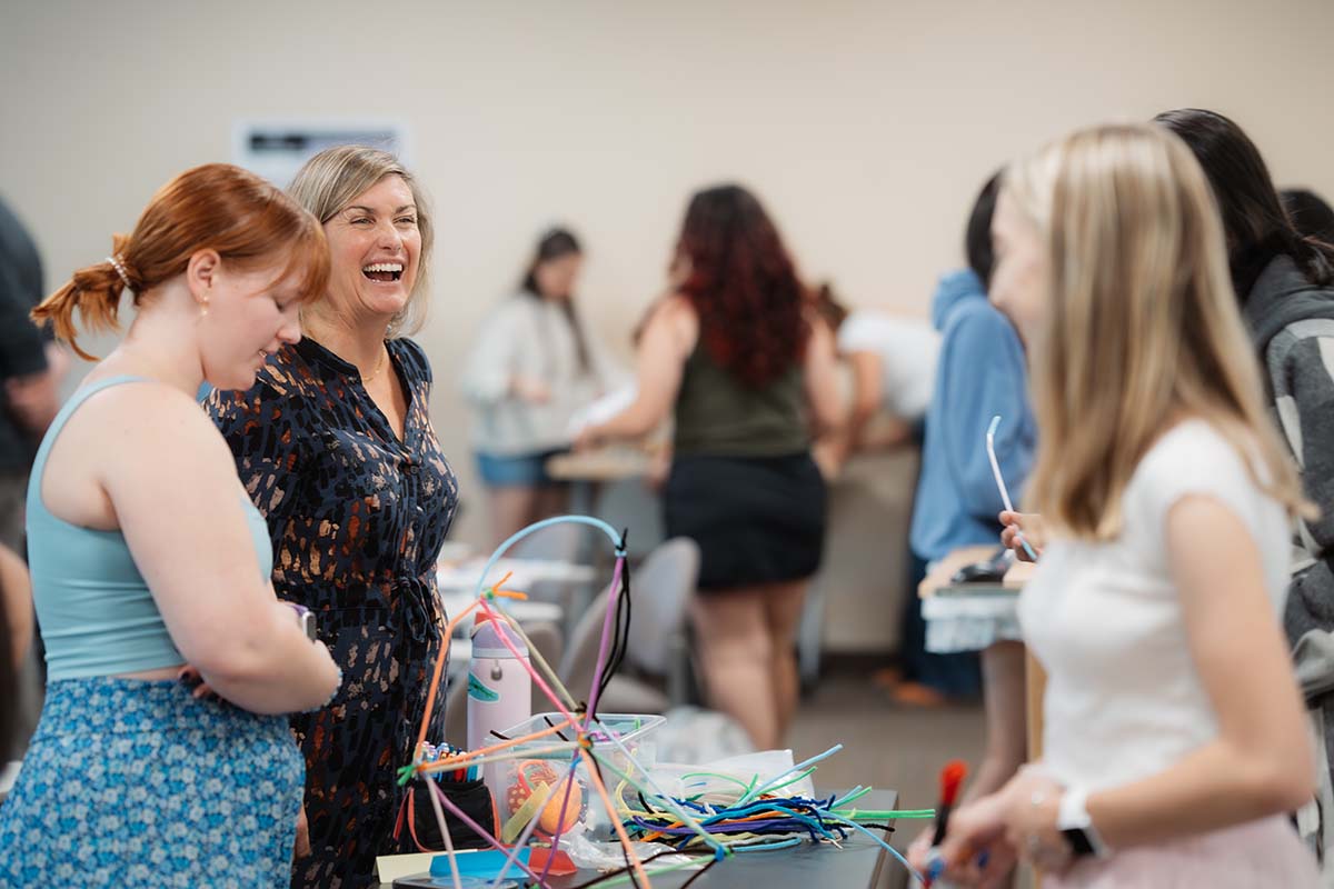 University of Portland students during the Education Foundations of Social and Emotional Learning in Schools session