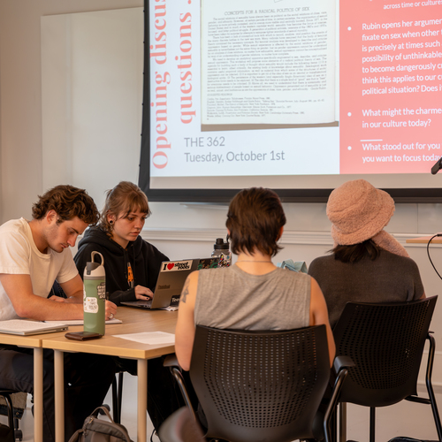 Queer Theology classroom