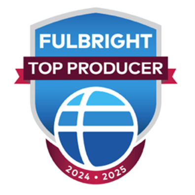 2025 Fulbright Top Producer Logo