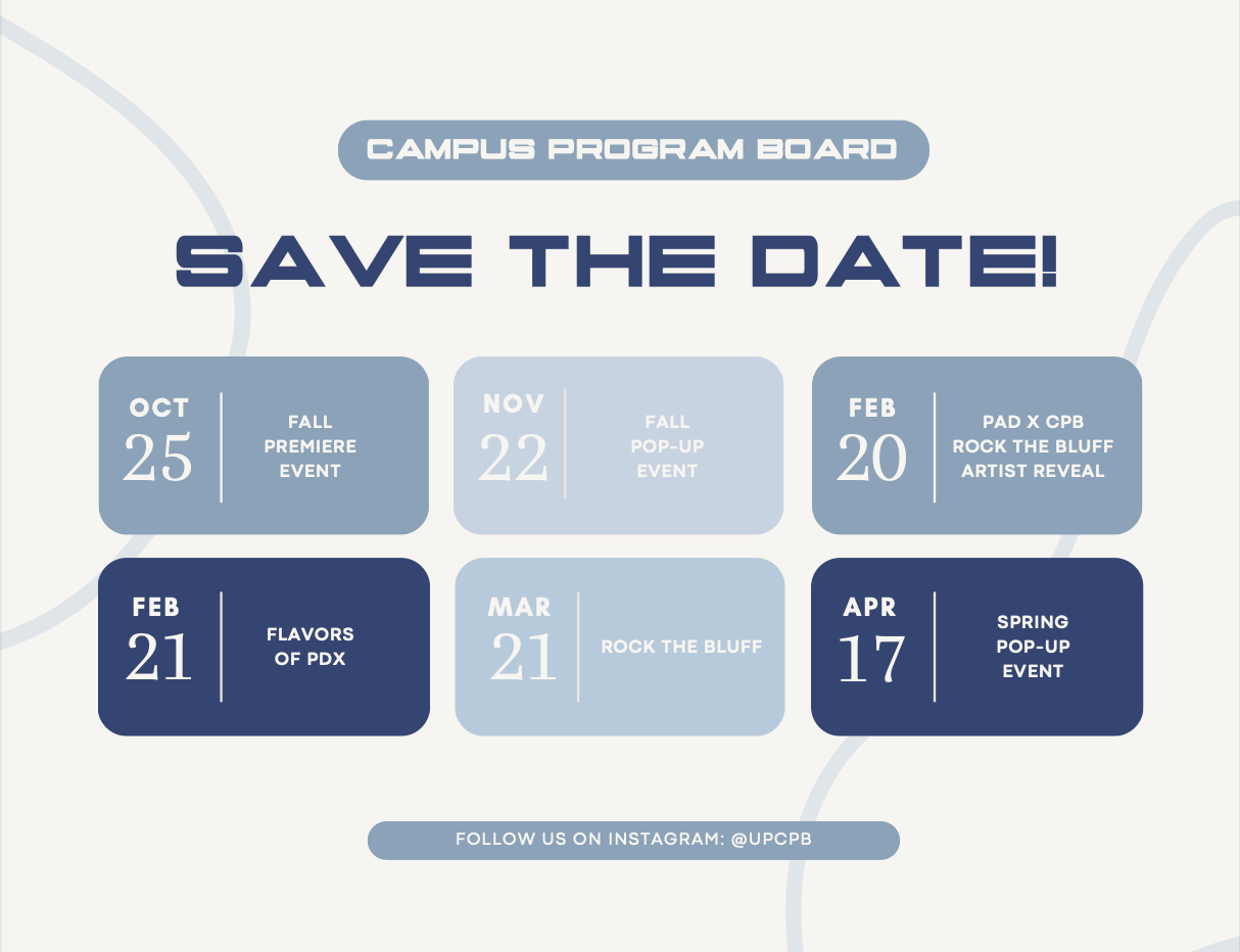 CPB's important events for the 25 & 26 school year