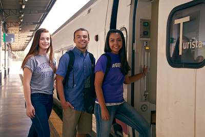 Students studying abroad