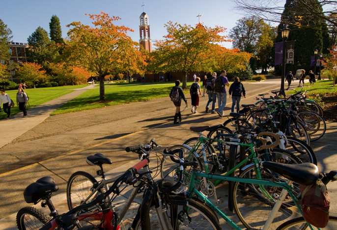 bikes on campus