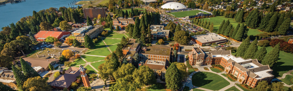 University of Portland from Above