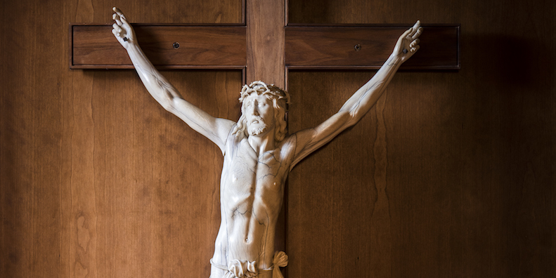 Crucifix in Reconciliation Room