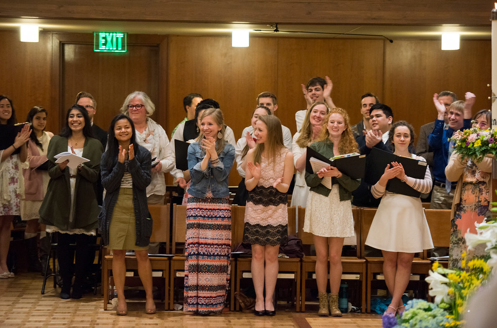 Chapel Choir singing at Easter Vigil