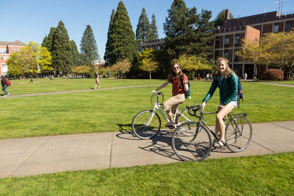 girls on bikes