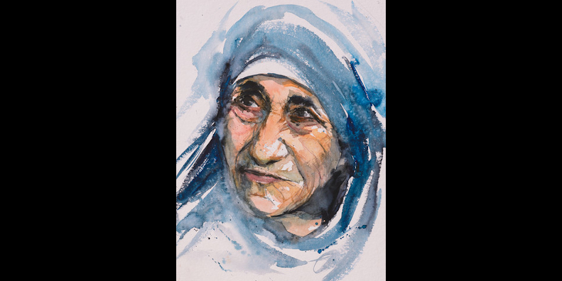 painting of Mother Teresa