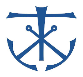 Holy Cross emblem of cross and anchors