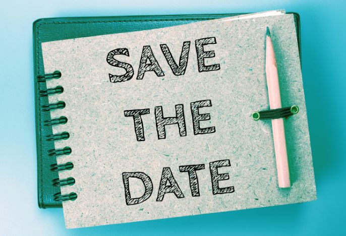 save the date graphic