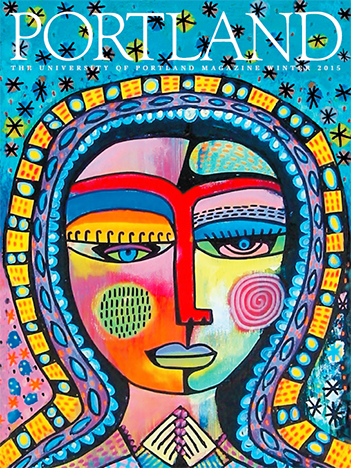 Talavera Virgin of Enlightenment by Sandra Silberzweig, of Toronto, Canada.