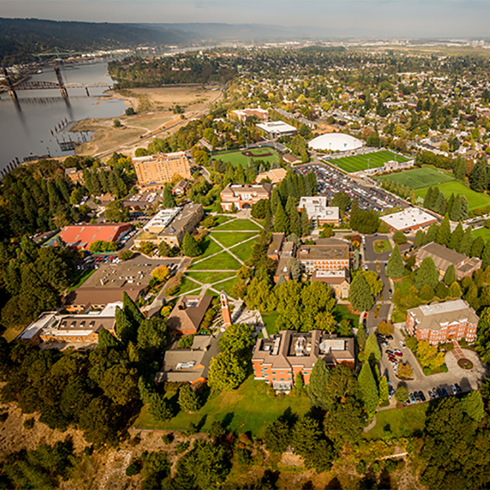 Campus aerial photo from 2016