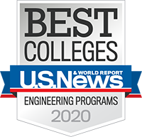 badge for U.S. News engineering rankings