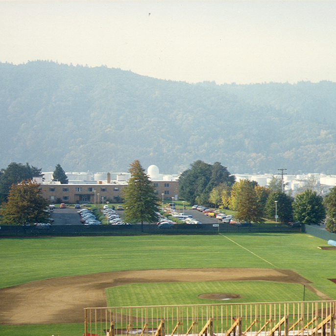 Etzel field on University of Portland campus