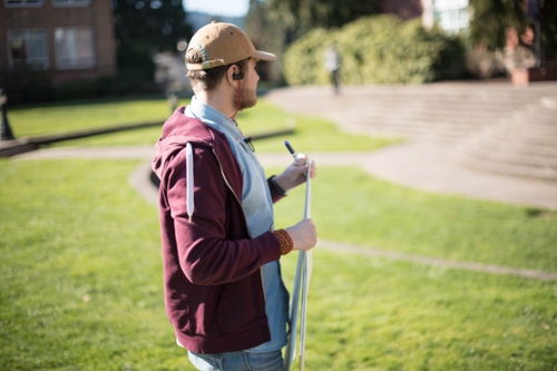 boy with large paper