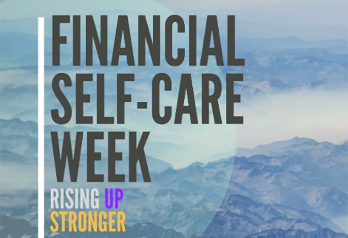 Decorative image of Financial Self-Care Week poster