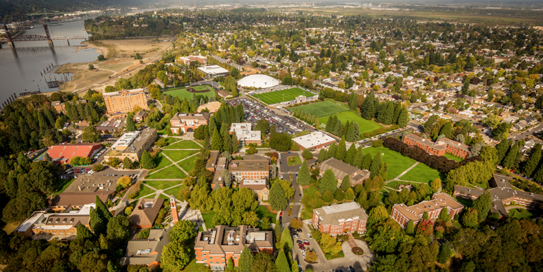 aerial view of UP campus