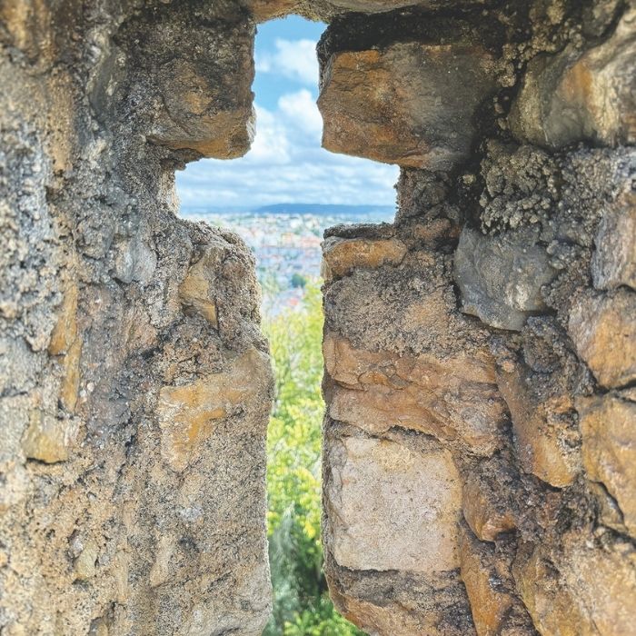 cross carved in stone