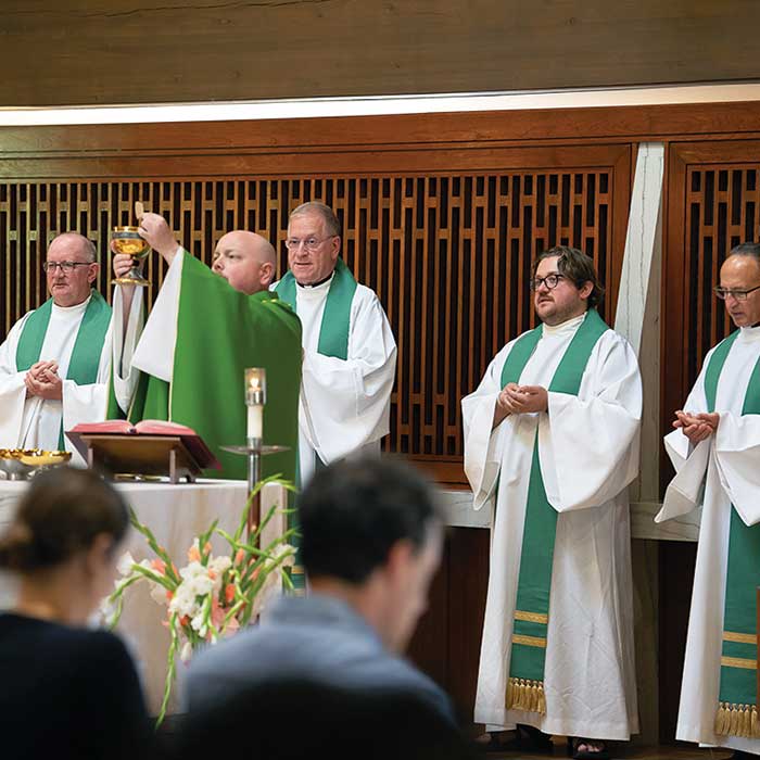 priests at mass
