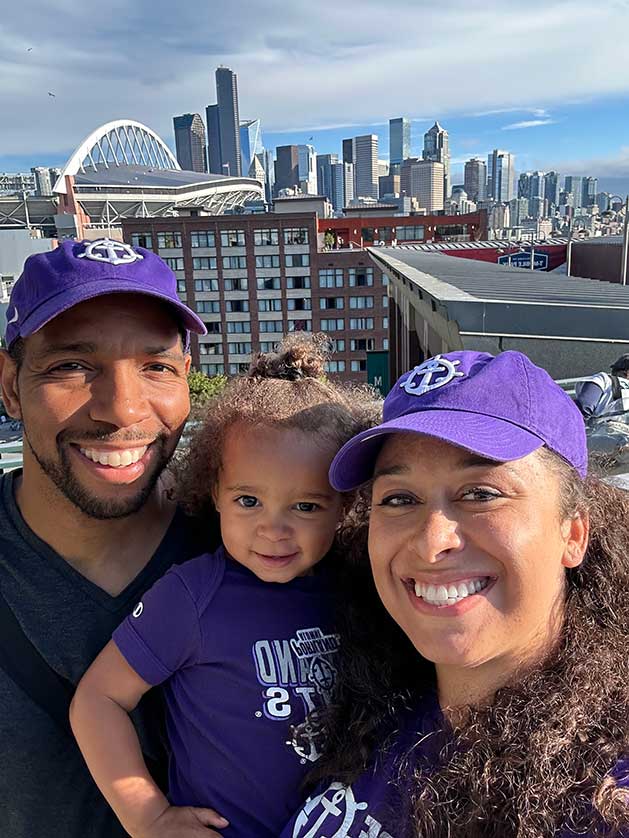 Alyssa Schmidt Rollins and her family