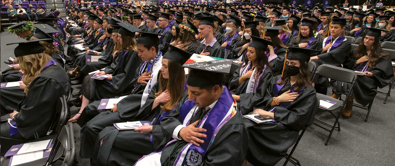 Graduates at commencement 2022