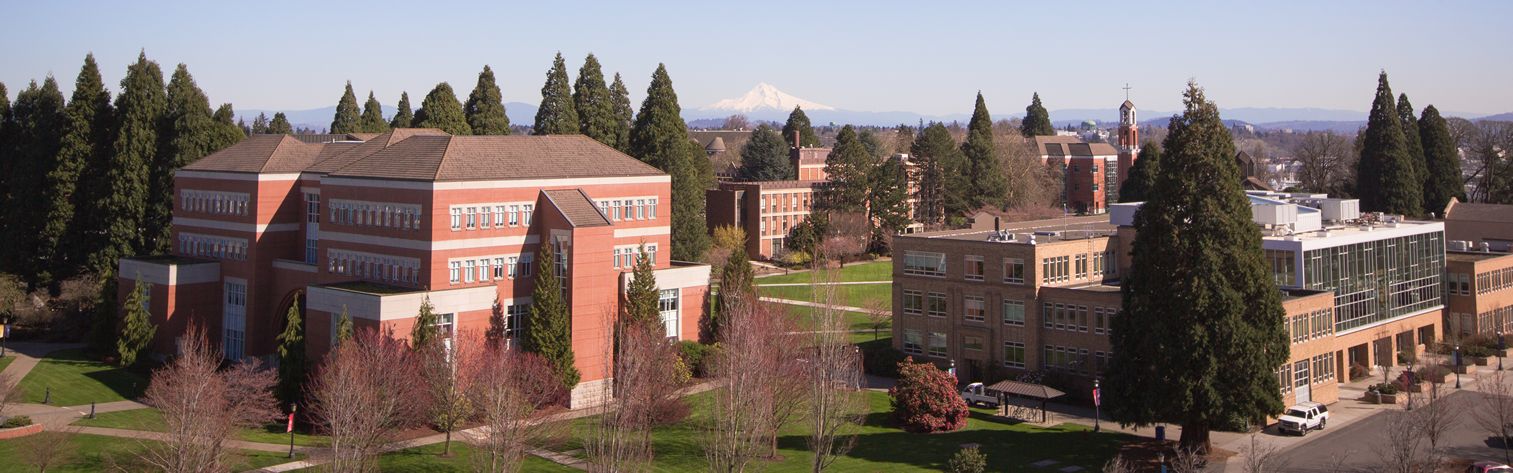 Mount Hood seen from the UP campus