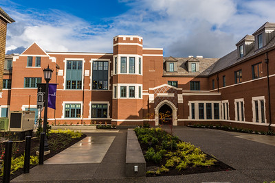 image of lund family hall from outside