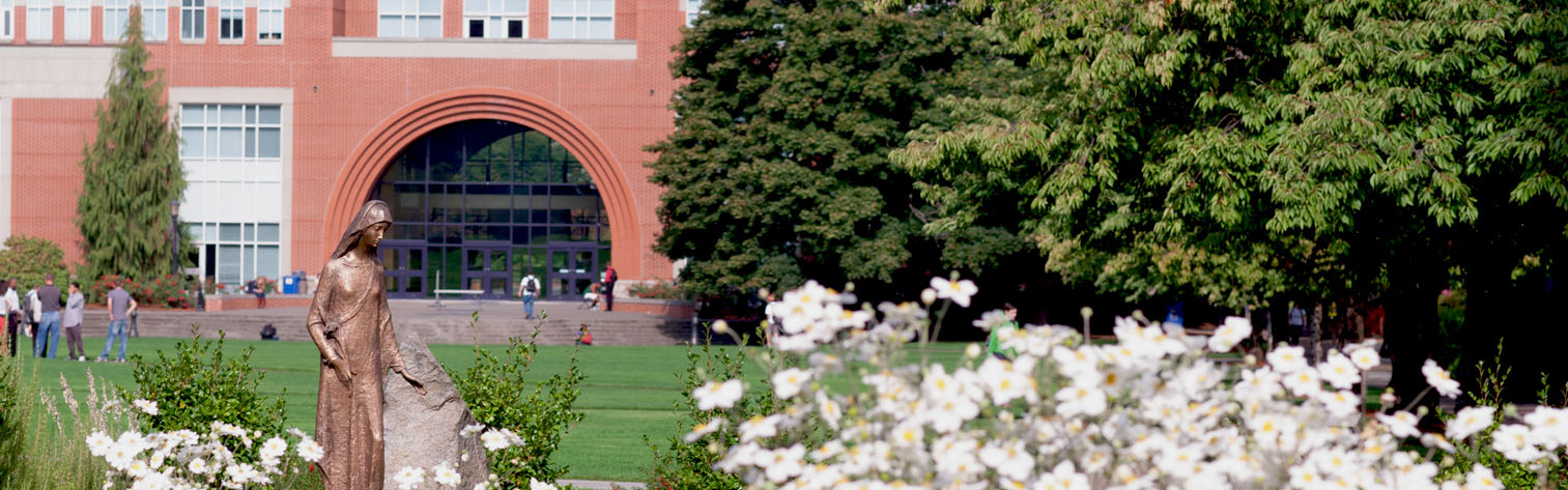 Franz Hall and academic quad