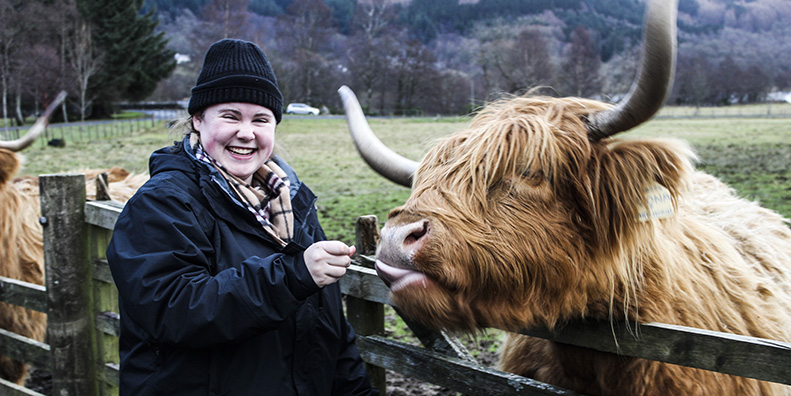 Girl in Scotland