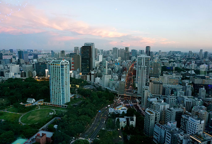 Tokyo skyline