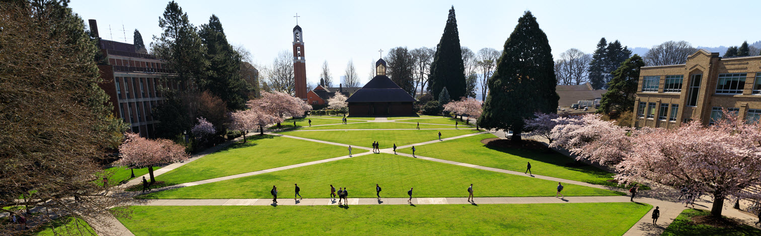 view of academic quad